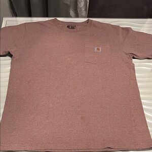 Carhartt Heather Brown Pocket Tee
